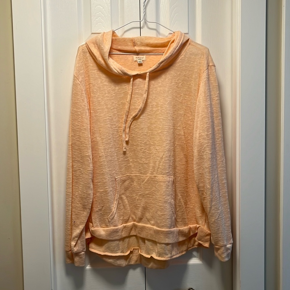 Peach lightweight hoodie